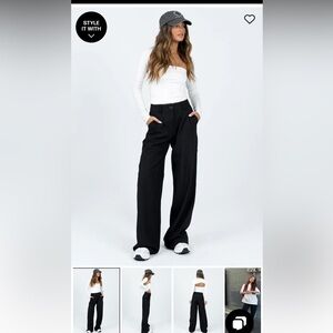 Black princess polly trouser - archer pant size 2